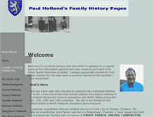 Tablet Screenshot of hollandfamilyhistory.co.uk